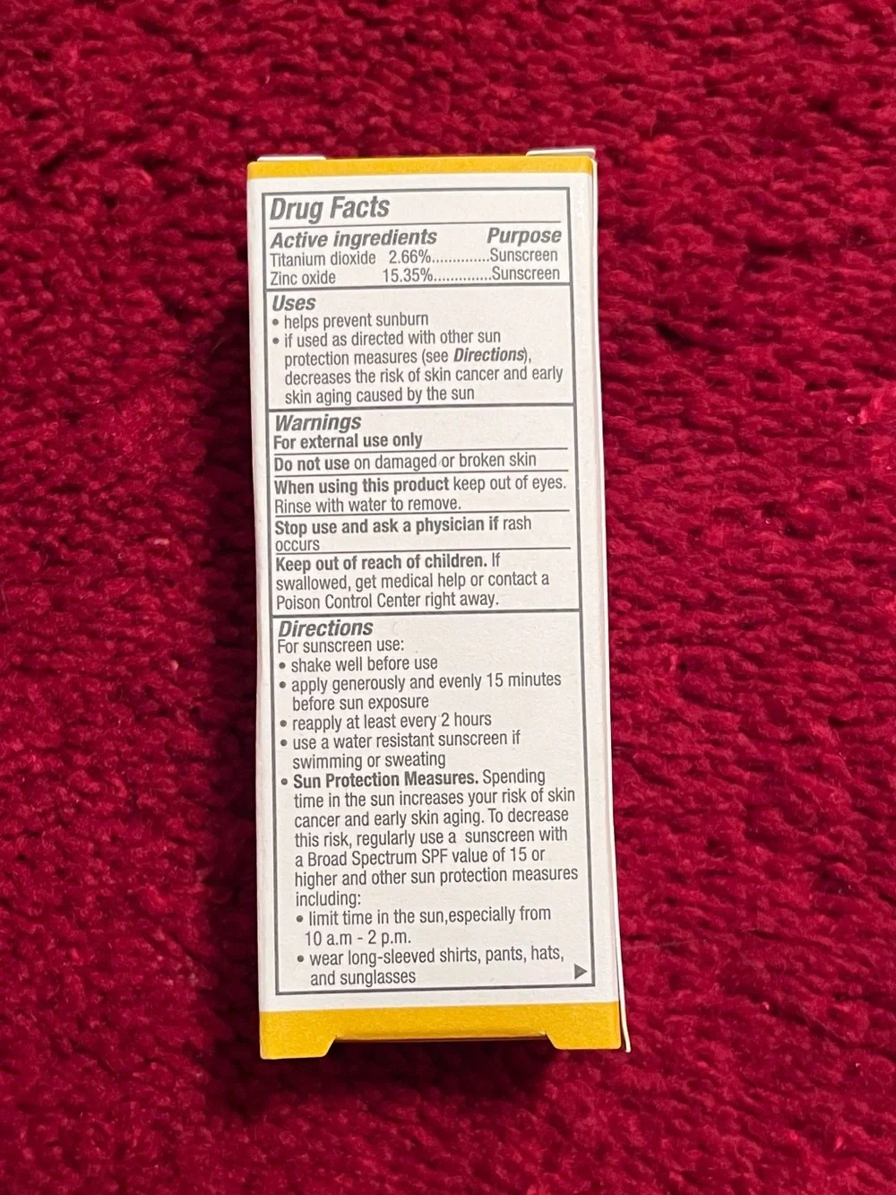 NEW Sunscreen Samples